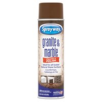 Sprayway Granite & Marble Cleaner & Polish, 19 oz