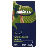 Lavazza Decaf Medium Roast Ground Coffee, 12 oz