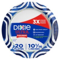 Dixie Ultra Plates Limited Edition, 20 count