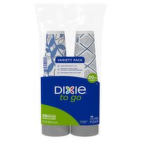 Dixie To Do Disposable Paper Cups, 20 oz, Multi-Color, 20 Count, 20 Each