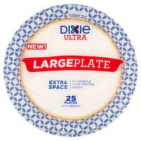 DIXIE ULTRA PLATE 11 1/2IN 25CT FAMILY PACK, 25 Each