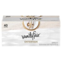 Vanity Fair Entertain Napkins, 40 count, 40 Each