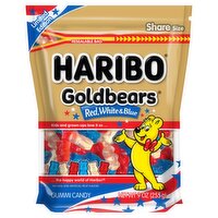 Haribo Goldbears Red, White & Blue Gummi Candy Share Size Limited Edition, 9 oz