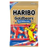 Haribo Goldbears Red, White & Blue Gummi Candy Share Size Limited Edition, 8 oz