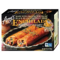 Amy's Plant Based Black Bean-Vegetable Enchilada, 9.5 oz