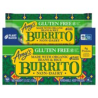 Amy's Gluten Free Non-Dairy Burrito, 5.5 oz, 5.5 Ounce