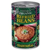 Amy's Vegetarian Organic Traditional Refried Beans, 15.4 oz