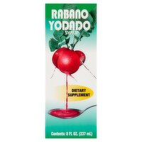 Rabano Yodado Syrup Dietary Supplement, 8 fl oz