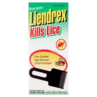 Liendrex Kills Lice Shampoo, 4 fl oz