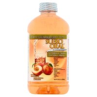 Suero Oral Natural Peach Flavor Oral Electrolyte Solution, 33.8 fl oz