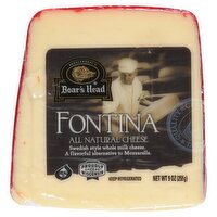 Brunckhorst's Boar's Head Fontina All Natural Cheese, 9 oz