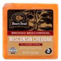 Boar's Head Smoked Beechwood Wisconsin Cheddar Cheese, 8 oz