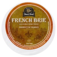 Boar's Head French Brie 60% Double Crème Cheese, 8.5 oz