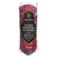 Boar's Head Uncured Sopressata Dry Sausage, 9 oz