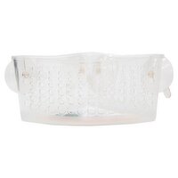 Kenney Home Clear Suction Shower Corner Basket