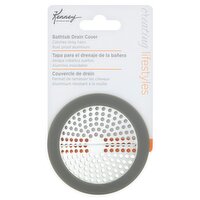 Kenney Home Silver Bathtub Drain Cover