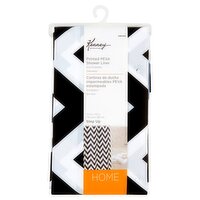 Kenney Home Step Up Printed PEVA Shower Liner