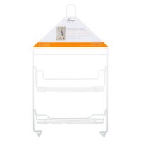 Kenney Home White Hanging Shower Caddy, 1 set