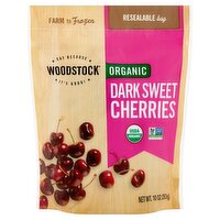 Woodstock Organic Dark Sweet Cherries, 10 oz