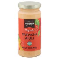 Woodstock Organic Sriracha Aioli, 6.5 oz