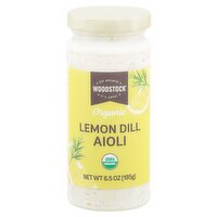 Woodstock Organic Lemon Dill Aioli, 6.5 oz