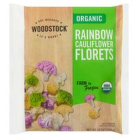 Woodstock Organic Rainbow Cauliflower Florets, 10 oz