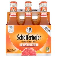 Schöfferhofer Grapefruit Hefeweinzen Bier, 11.2 fl oz, 6 count