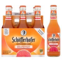 Schöfferhofer Grapefruit Hefeweinzen Bier, 11.2 fl oz, 6 count
