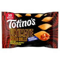 Totino's Ultimate Pizza Rolls Uncured Pepperoni Brand Pizza Snacks, 50 count, 24.46 oz