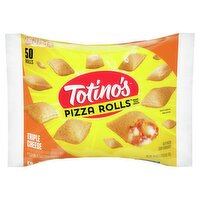 Totino's Pizza Rolls Triple Cheese Pizza Snacks, 50 count, 24.8 oz