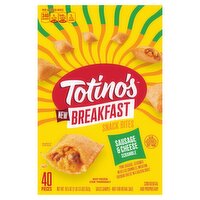 Totino's Sausage & Cheese Scramble Breakfast Snack Bites, 40 count, 19.5 oz