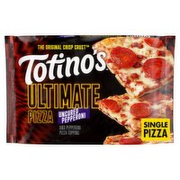 Totino's Uncured Pepperoni and Pepperoni Pizza Topping Ultimate Pizza, 11.64 oz
