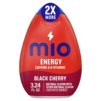 Mio Black Cherry Energy Liquid Water Enhancer, 3.24 fl oz