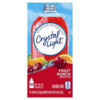 Crystal Light Fruit Punch Drink Mix, 0.09 oz, 10 count, 10 Each