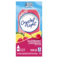 Crystal Light Raspberry Lemonade Drink Mix, 0.08 oz, 10 count