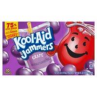 Kool-Aid Jammers Grape Drink, 6 fl oz, 10 count