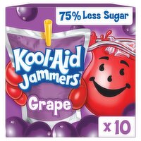 Kool-Aid Jammers Grape Drink, 6 fl oz, 10 count
