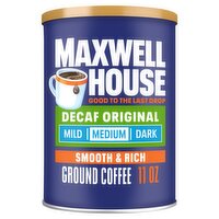 Maxwell House Medium Decaf Original Ground Coffee, 11 oz