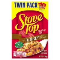 Stove Top Stuffing Mix for Turkey Twin Pack, 6 oz, 2 count