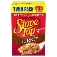 Stove Top Stuffing Mix for Turkey Twin Pack, 6 oz, 2 count
