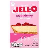 Jell-O Strawberry Cheesecake Dessert Kit, 19.6 oz, 19.6 Ounce