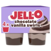 Jell-O Chocolate Vanilla Swirls Pudding Snacks, 2 count, 15.5 oz