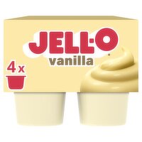 Jell-O Vanilla Pudding Snacks, 4 count, 15.5 oz