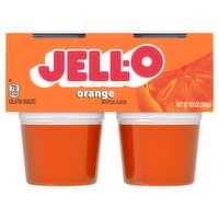 Jell-O Orange Gelatin Snacks, 2 count, 13.5 oz, 13.5 Ounce