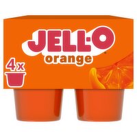 Jell-O Orange Gelatin Snacks, 2 count, 13.5 oz