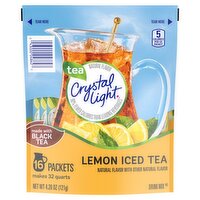 Crystal Light Lemon Iced Tea Drink Mix, 16 count, 4.26 oz