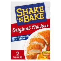Shake 'N Bake Original Chicken Seasoned Coating Mix, 2 count, 4.5 oz