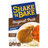 Shake 'N Bake Original Pork Seasoned Coating Mix, 2 count, 5 oz, 5 Ounce