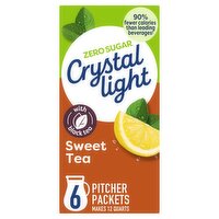 Crystal Light Sweet Tea Drink Mix, 6 count 1.56 oz