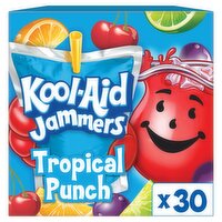 Kool-Aid Jammers Tropical Punch Drink Value Pack, 6 fl oz, 30 count